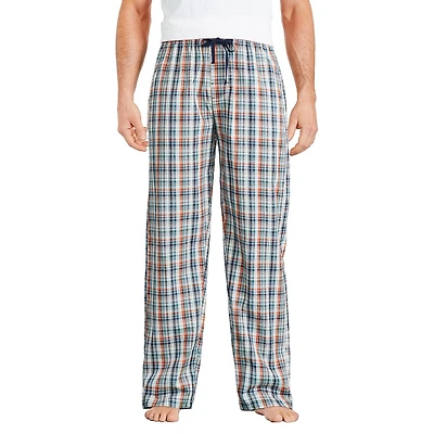 Pantalon de nuit en popeline George pour hommes Tailles P-2XL