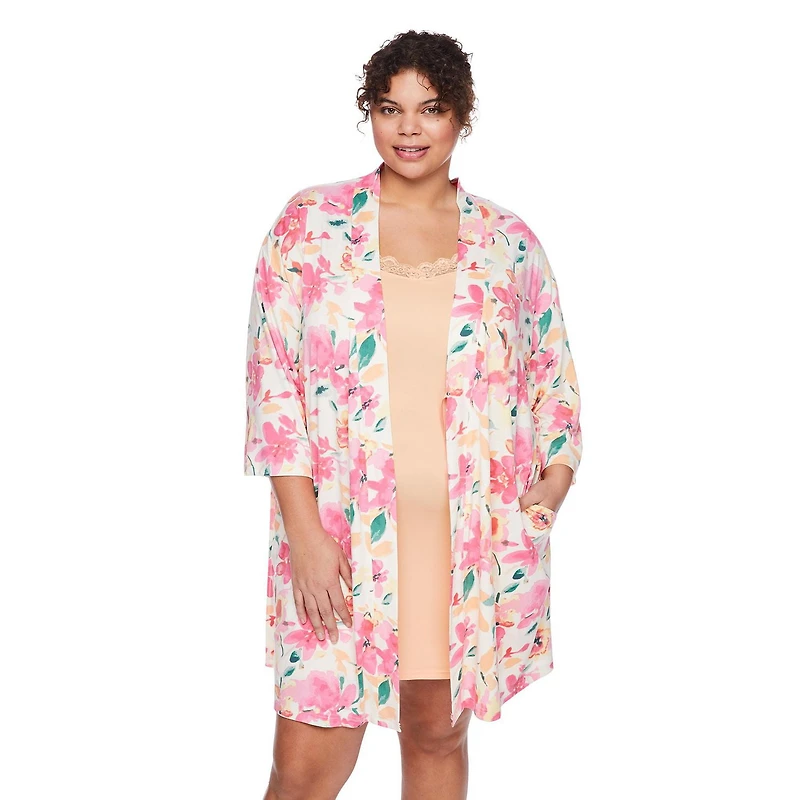 George Women's Plus Sleep Chemise 2-Piece Set