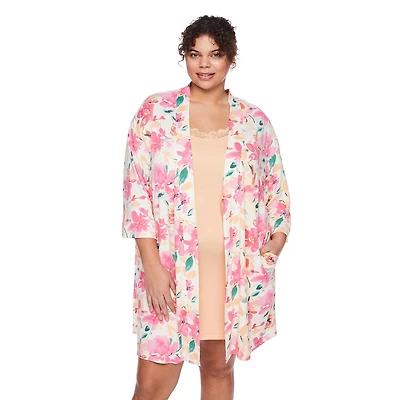 George Women's Plus Sleep Chemise 2-Piece Set