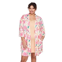 George Women's Plus Sleep Chemise 2-Piece Set