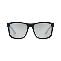Lunettes de soleil carrées polarisées noires Athletic Works