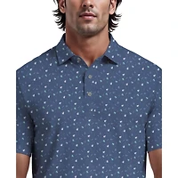 Ben Hogan Polo de golf à manches courtes imprimé chariot de golf pour hommes