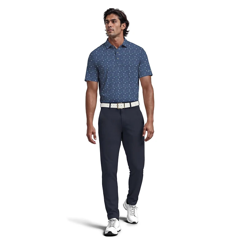 Ben Hogan Polo de golf à manches courtes imprimé chariot de golf pour hommes
