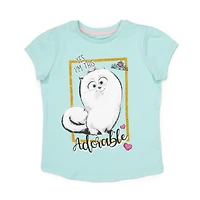 Secret Life of Pets 2 T-shirt à manches courtes pour fille en bas âge