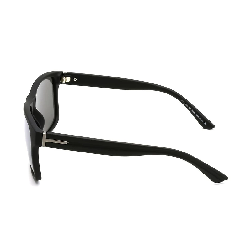 Lunettes de soleil carrées polarisées noires Athletic Works