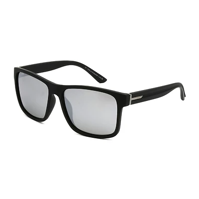 Lunettes de soleil carrées polarisées noires Athletic Works