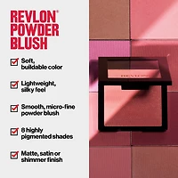 Fard à joues en poudre Revlon, Couleur soyeuse et modulable 5 g