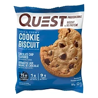 Quest Soft and Chewy Chocolate Chip Protein Cookie, QUEST CH CHP PRTN CK 59g