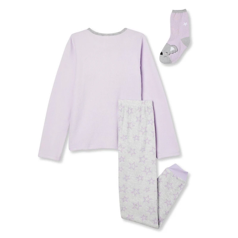 Ensemble 3 pièces avec pyjama et chaussettes George pour filles