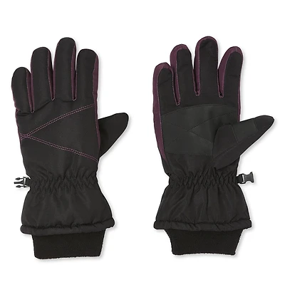 George Women's Ribbed Cuff Ski Gloves