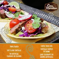Casa Mendosa 7" Maïs-blé 50/50 6 tortillas format moyen, 204 g