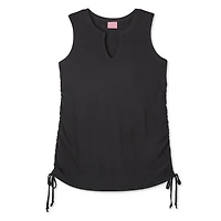 Débardeur côtelé avec côtés ruchés Paisley Sky Maternit