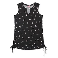 Paisley Sky Maternity Ruched Side Rib Tank