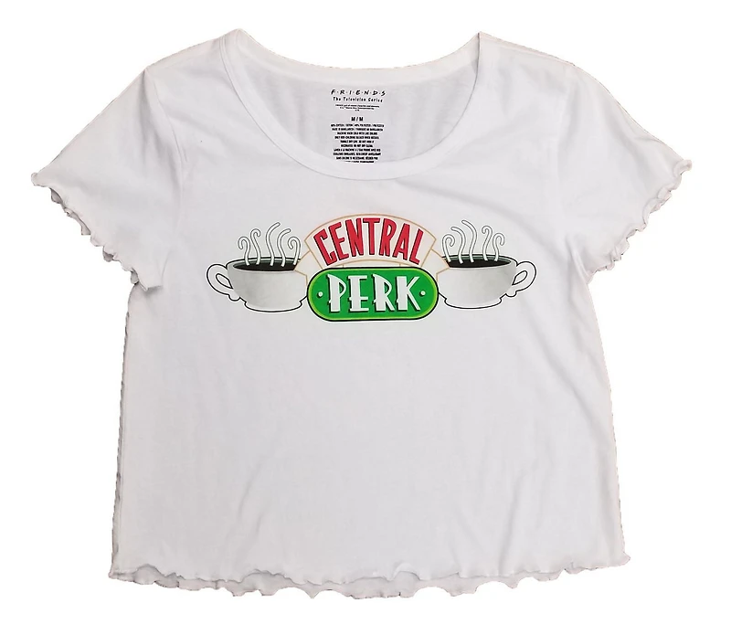 T-SHIRT EN LITTE BLANCHE "CENTRAL PERK"