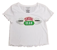 T-SHIRT EN LITTE BLANCHE "CENTRAL PERK"