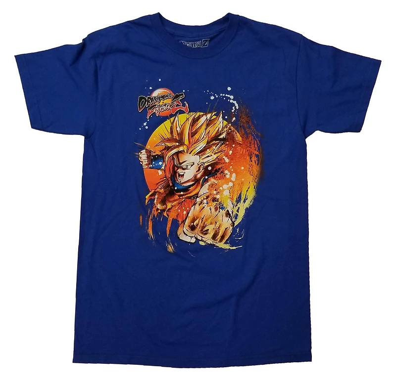 Tee Shirt Bleu Dragonball Fighterz
