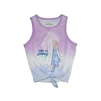Girls Disney Frozen 2 Elsa Brave Journey Tie Tank Top