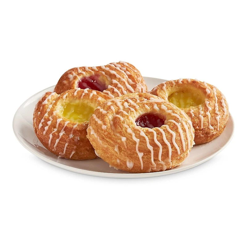 Pâtisserie danoise avec garniture aux fruits Mon marché fraîcheur 8 x 81 g, total de 648 g