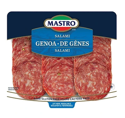 Mastro Mild Genoa Sliced Salami, 375 g