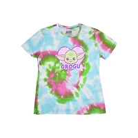 Ladies Star Wars Kawaii Grogu Shiny Heart T-Shirt