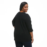 Penmans Plus Women's 3/4 Sleeve Holiday Tee