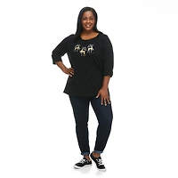 Penmans Plus Women's 3/4 Sleeve Holiday Tee