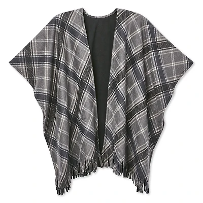 George Women's Plaid Ruana