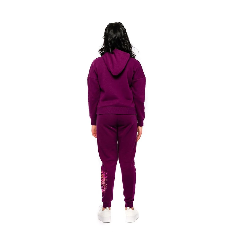 Girls Justice Splatter Long Sleeve Hoodie