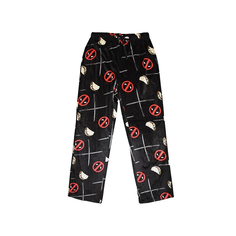Men's Marvel Deadpool And Taco Sleepwear Pants