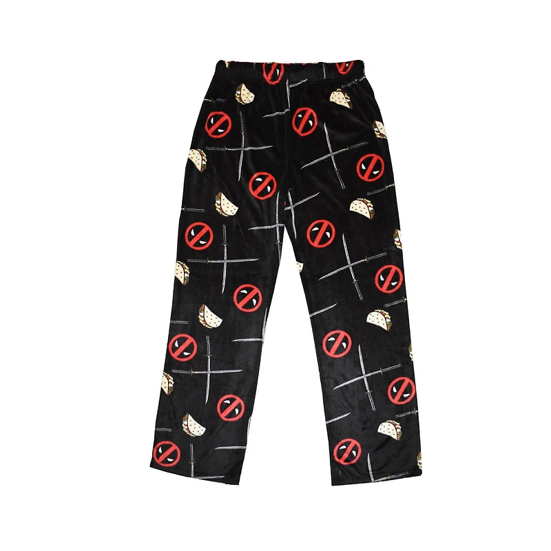 Men's Marvel Deadpool And Taco Sleepwear Pants