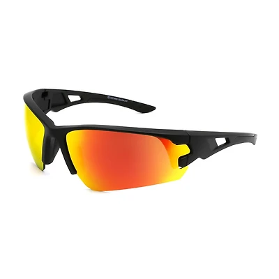 Holmes Workwear Black and Red Safety Sunglasses