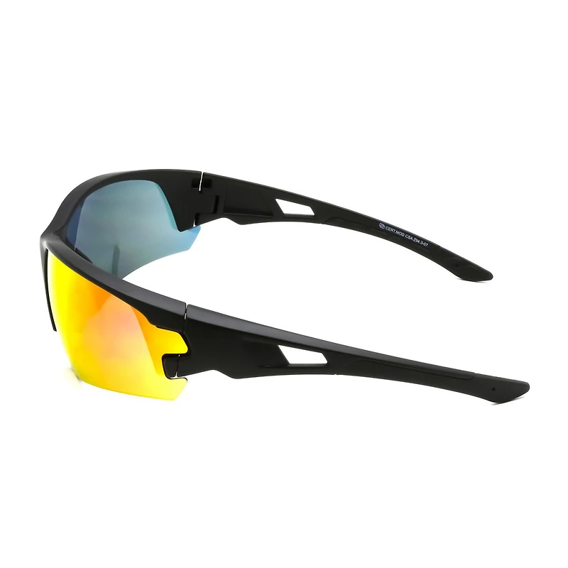 Holmes Workwear Black and Red Safety Sunglasses