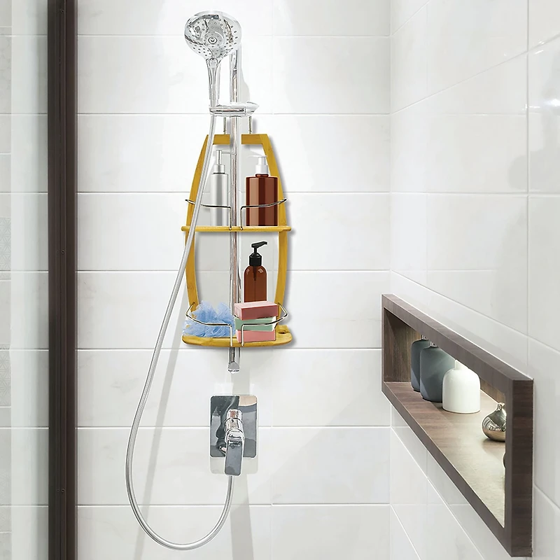 Serviteur de douche en bambou