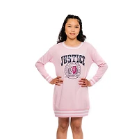 Girls Justice Crest Long Sleeve Dress
