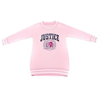 Girls Justice Crest Long Sleeve Dress