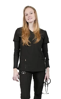 Greentown Canada Scrubs Top (Zinnia 6218-1074), XS-2XL