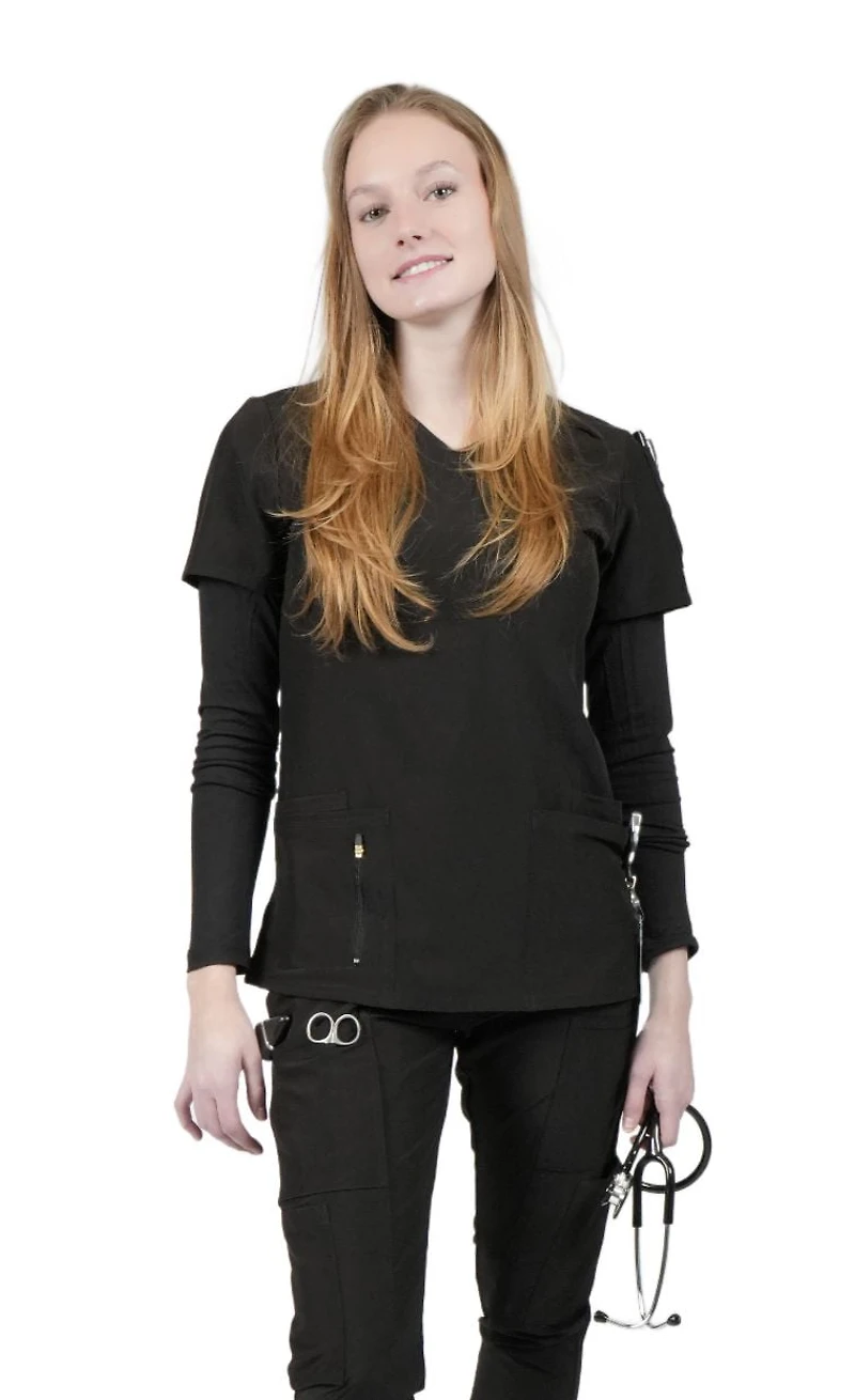 Greentown Canada Scrubs Top (Zinnia 6218-1074), XS-2XL