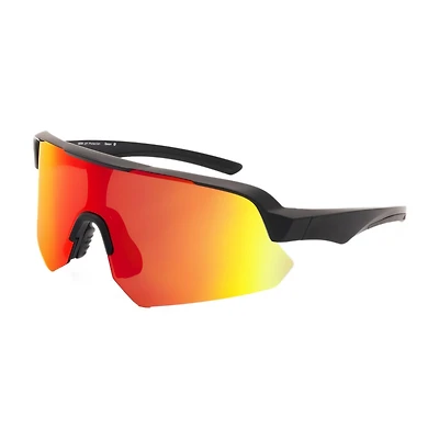 Lunettes de soleil noires et rouges sans pont Athletic Works