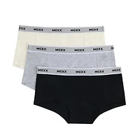 Mexx Women’s 3-Pack Hipster Underwear with Branded Elastic, XS-XL