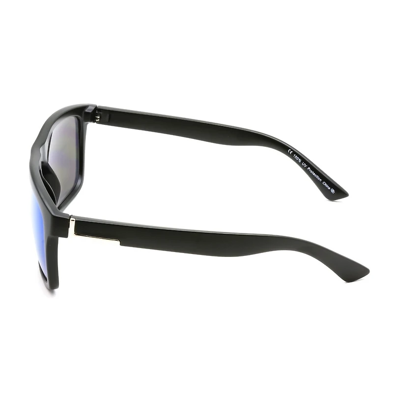 George Mens Black Square Sunglasses