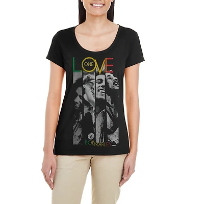 Bob Marley Women's "one Love" Fashion Top