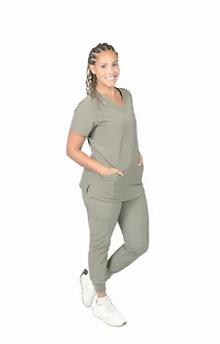 Greentown Canada Scrubs Top (Zinnia 6218-1074), XS-2XL