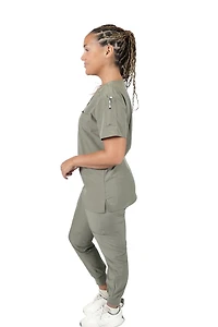 Greentown Canada Scrubs Top (Zinnia 6218-1074), XS-2XL