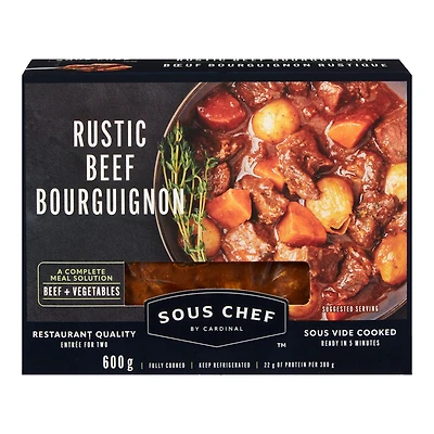 Sous Chef by Cardinal Rustic Beef Bourguignon, 600 g