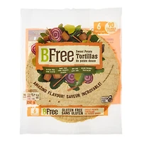 BFree Gluten Free Sweet Potato Tortillas, 6 tortillas, 252 g total