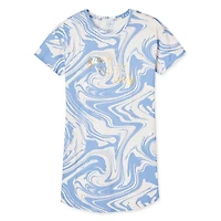 Chemise de nuit à encolure ras du cou George pour femmes