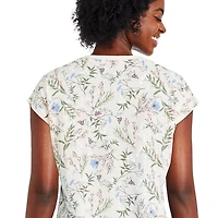 Chemise de nuit à encolure en V George pour femmes