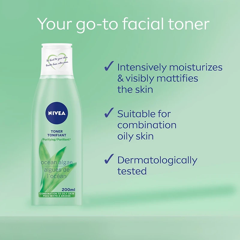 Tonifiant Purifiant NIVEA pour Peau Grasse 200 ml