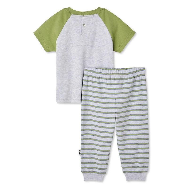 Ensemble 2 pièces en coton biologique avec pantalon LOVE Ellen DeGeneres pour bébés garçons