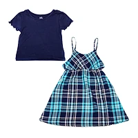 Girls Justice 2 Piece Simply Plaid Dress